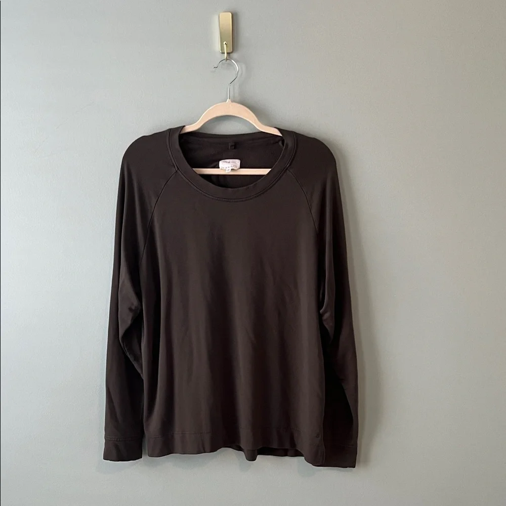 Lou & Grey Olive Sweatshirt XL - Picture 1 of 4